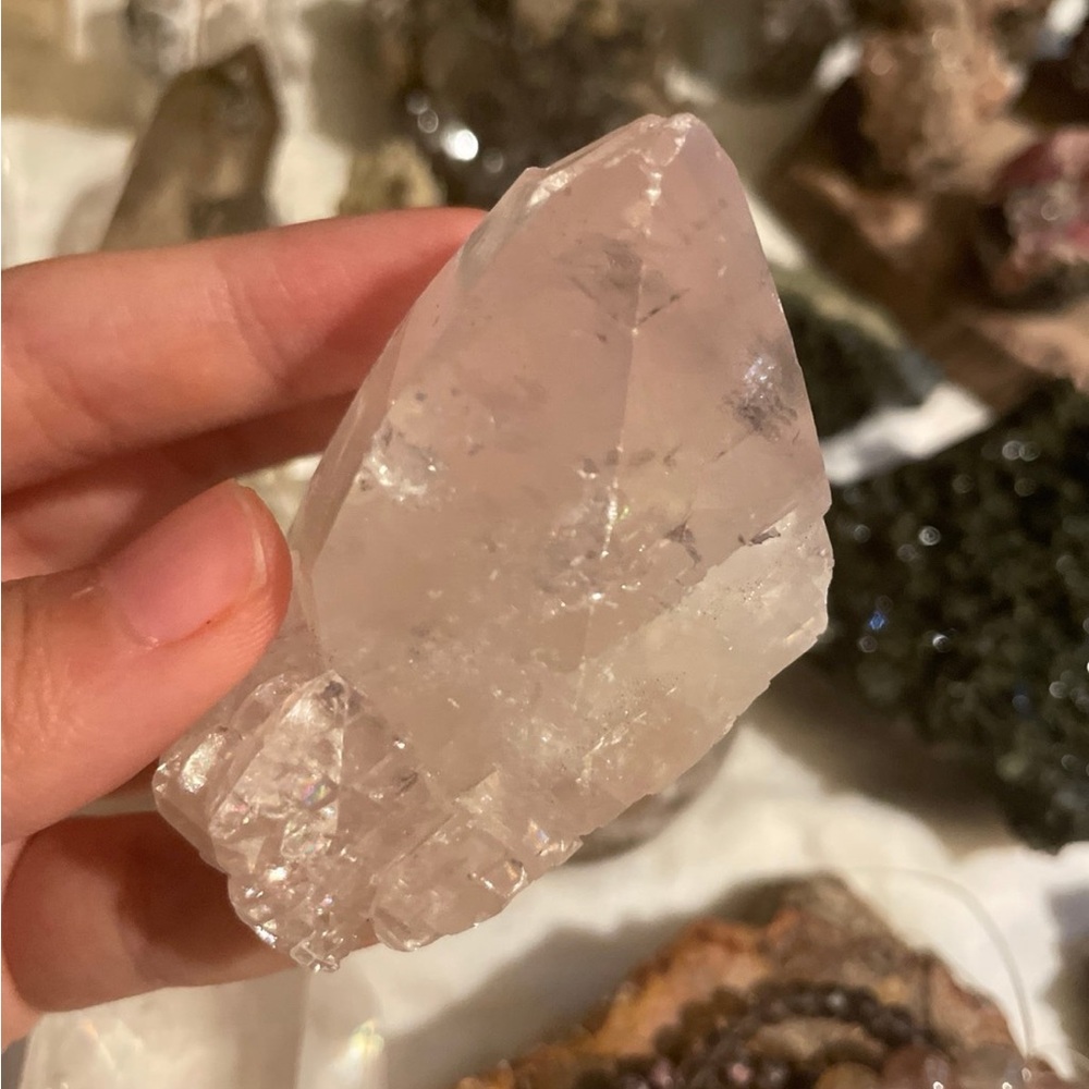 ombre balmat calcite point
